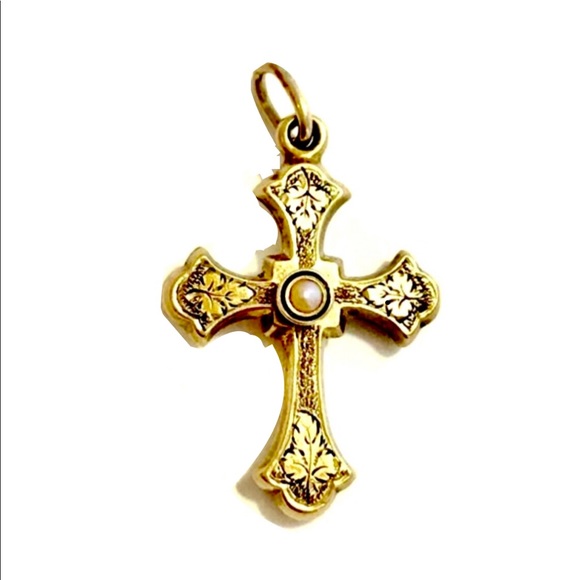 14k Cross Pendant SALE - Picture 7 of 7